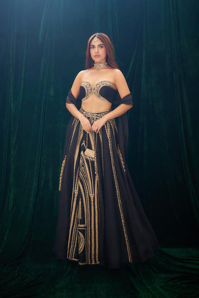 The 'Aankhon ka Paigam' Lehenga