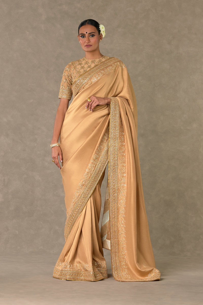 Beige Madakal-Chidiya Saree