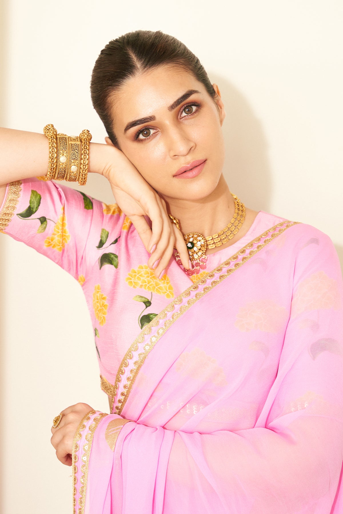 Blush Springbud Saree