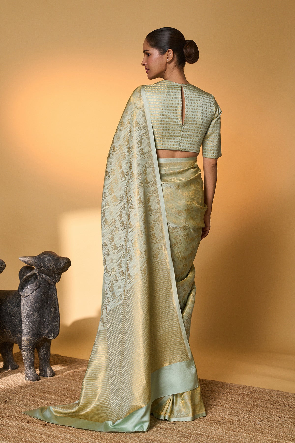 Kashni Chaand Chaukor Saree