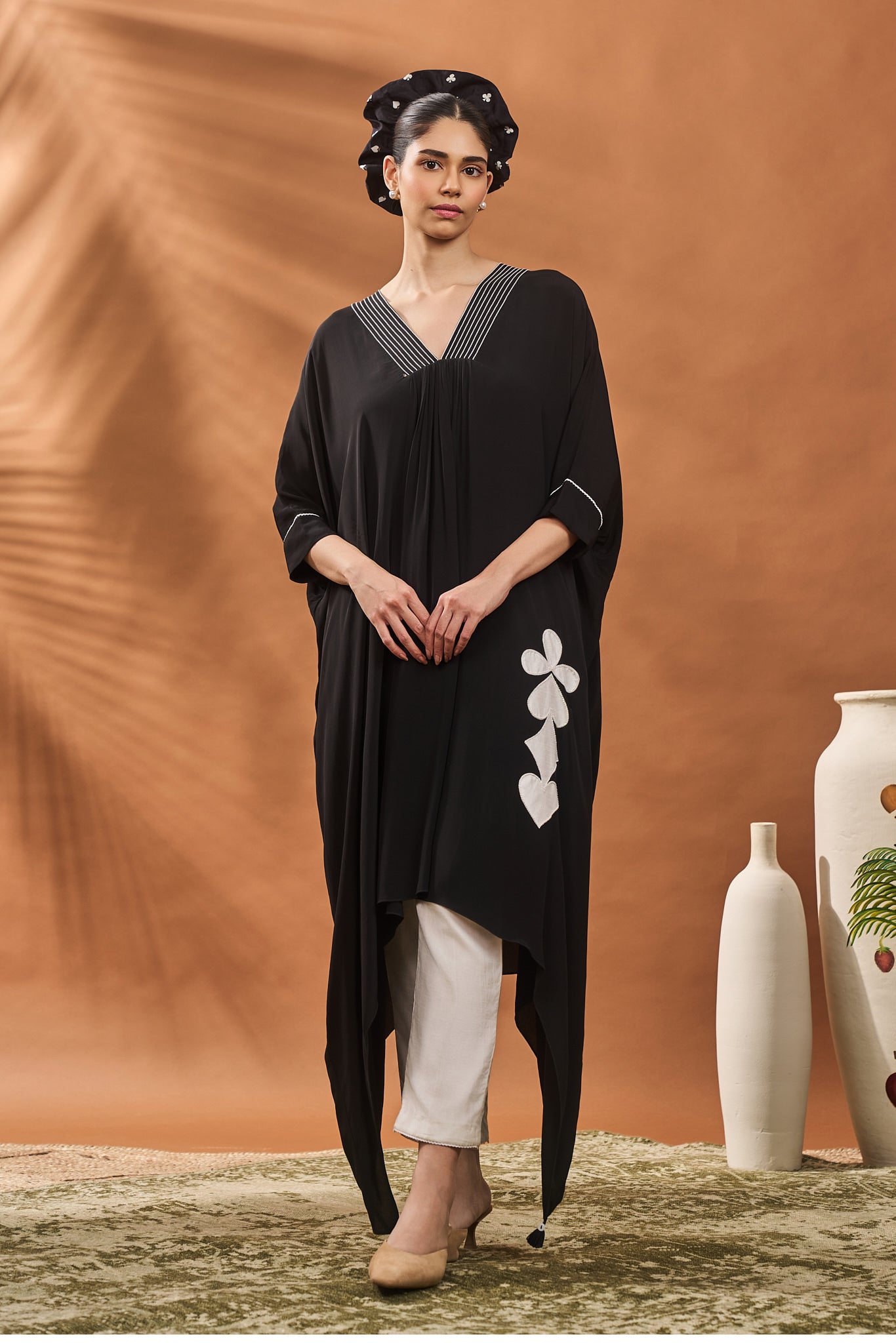 Black All Fours Tunic Set