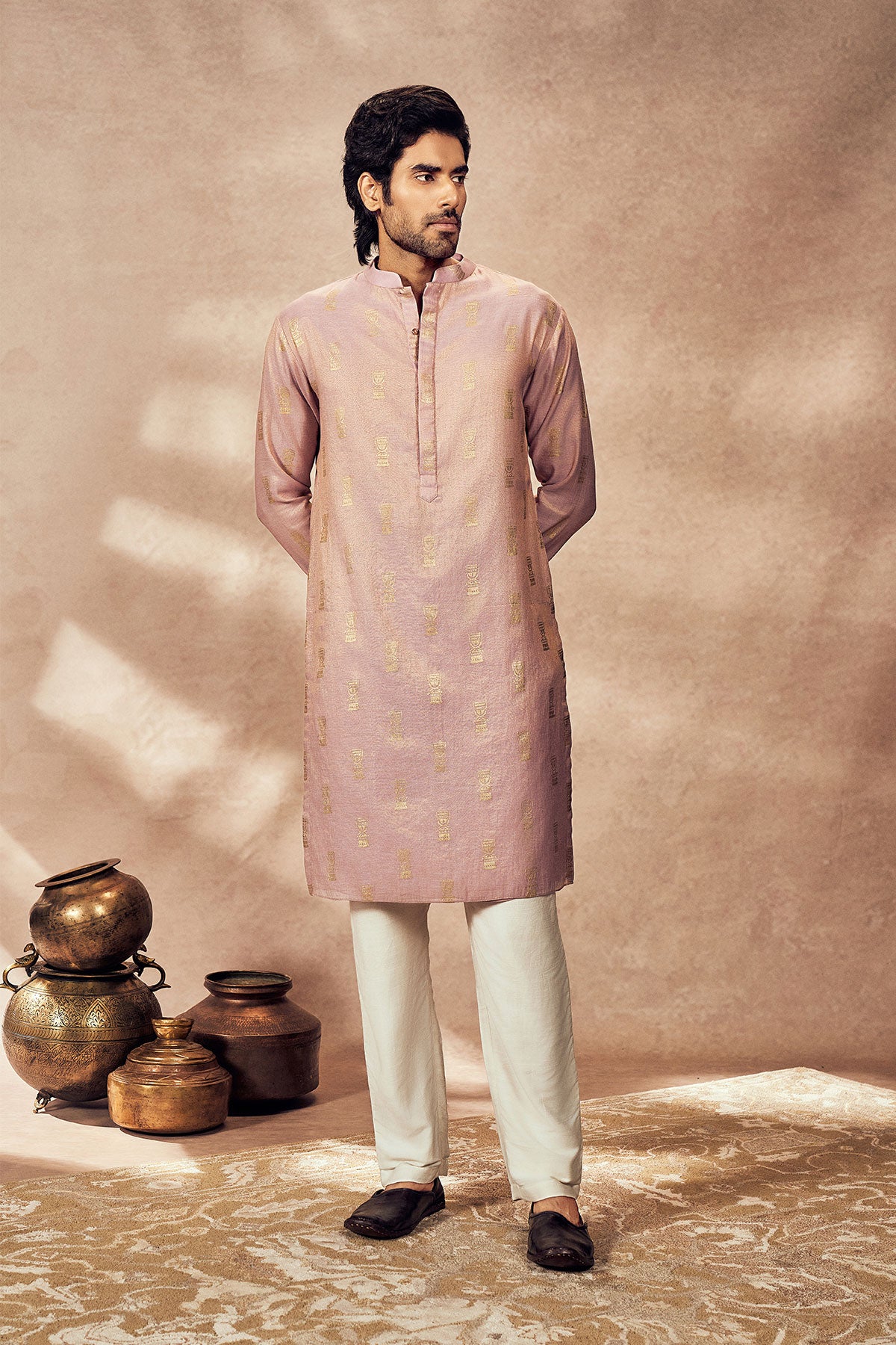 Lilac Timber Tribe Kurta Set
