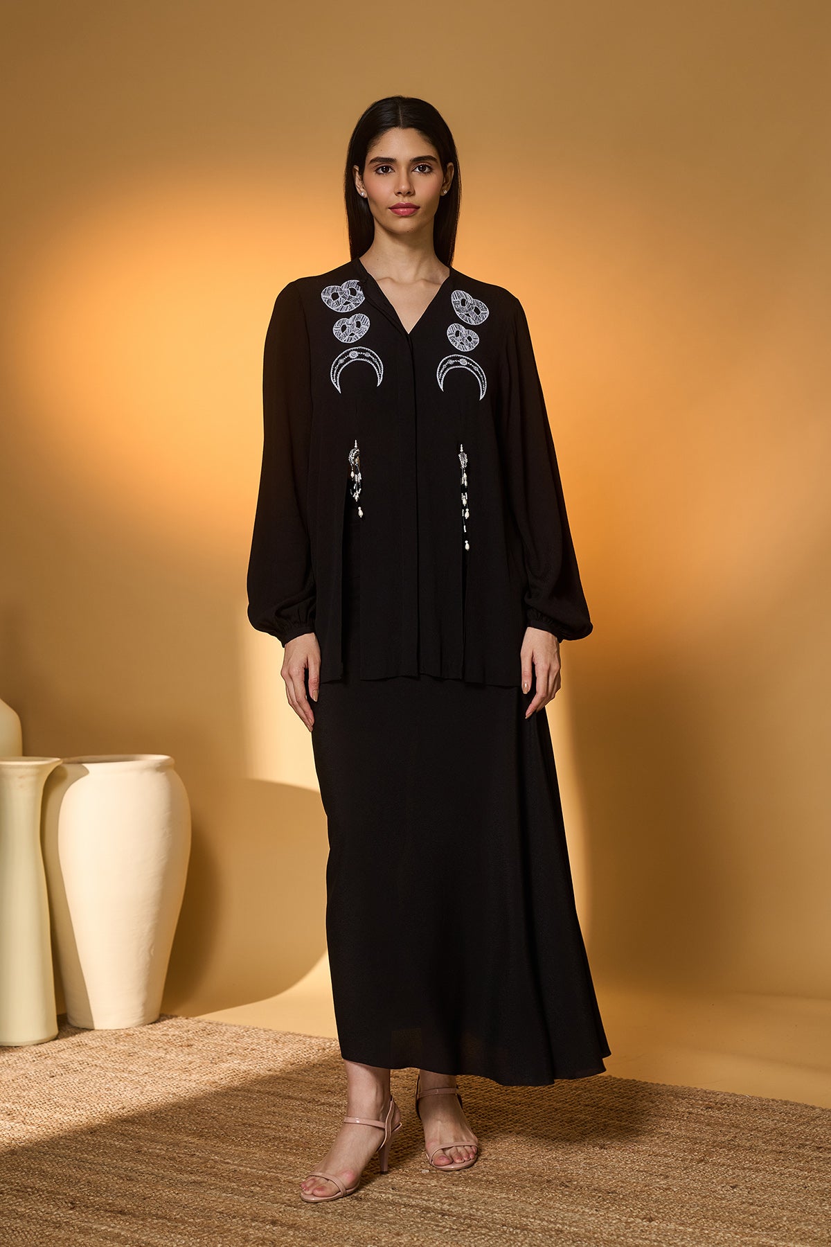 Black Midnight Snack Co-Ord Set