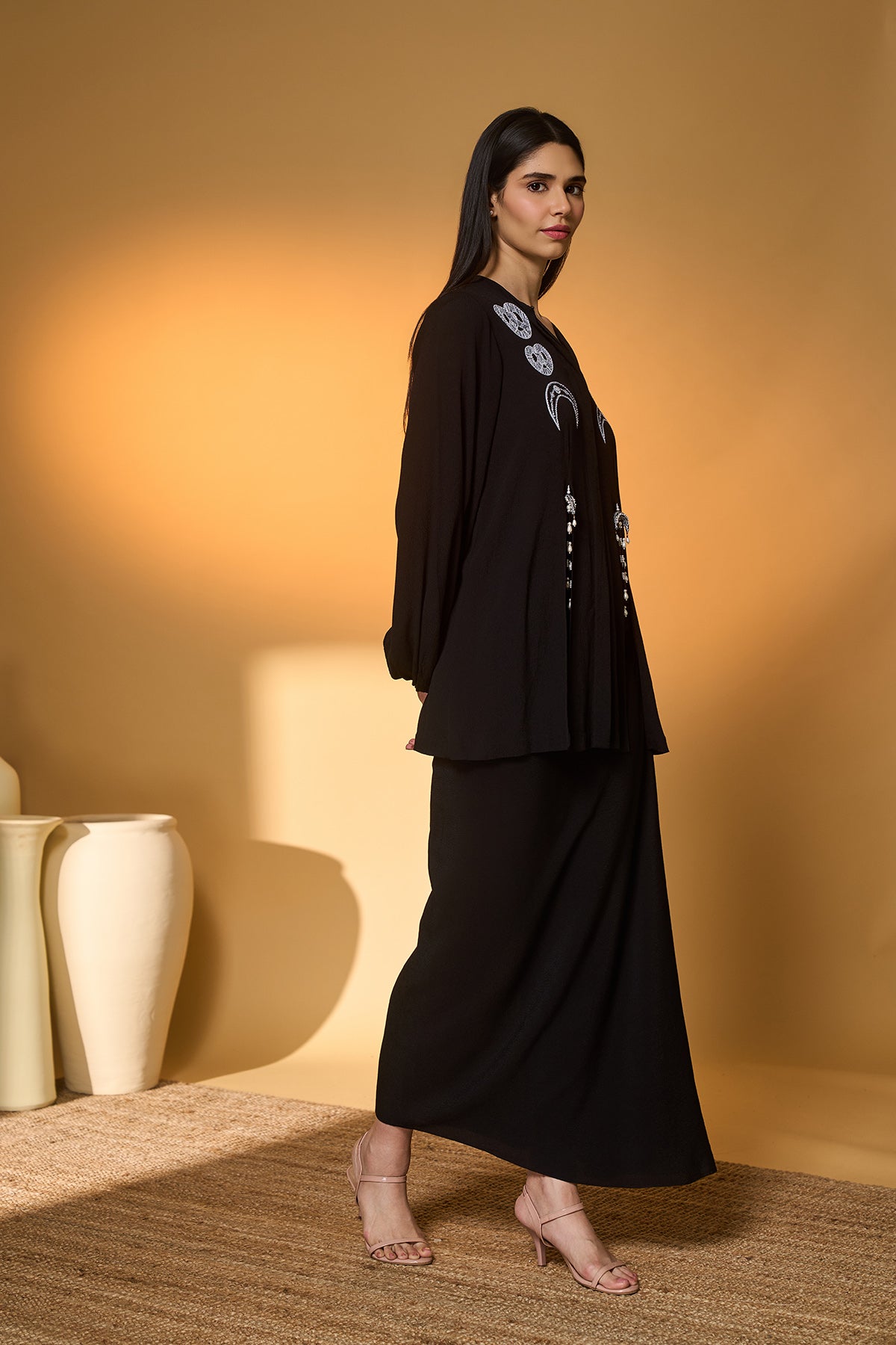 Black Midnight Snack Co-Ord Set