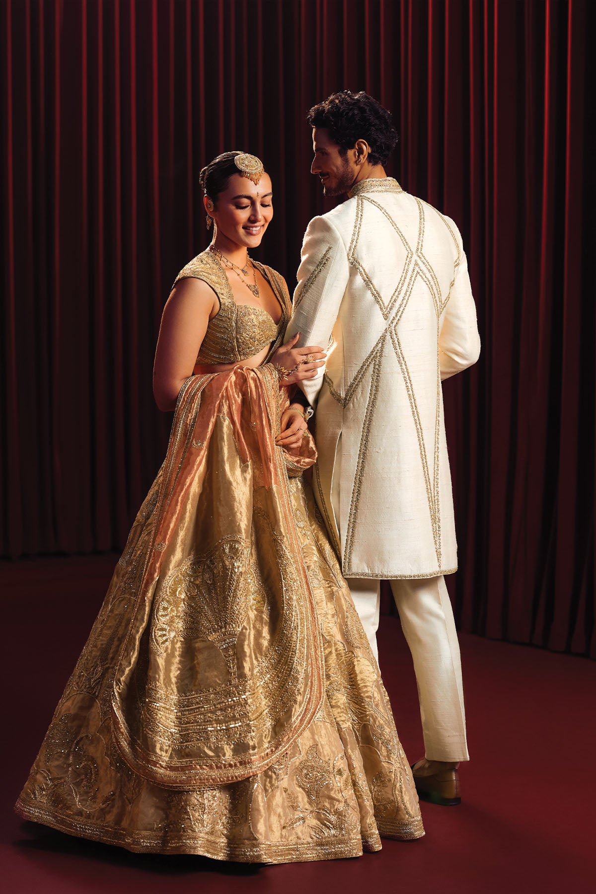 The 'Fasl E Gul' Lehenga