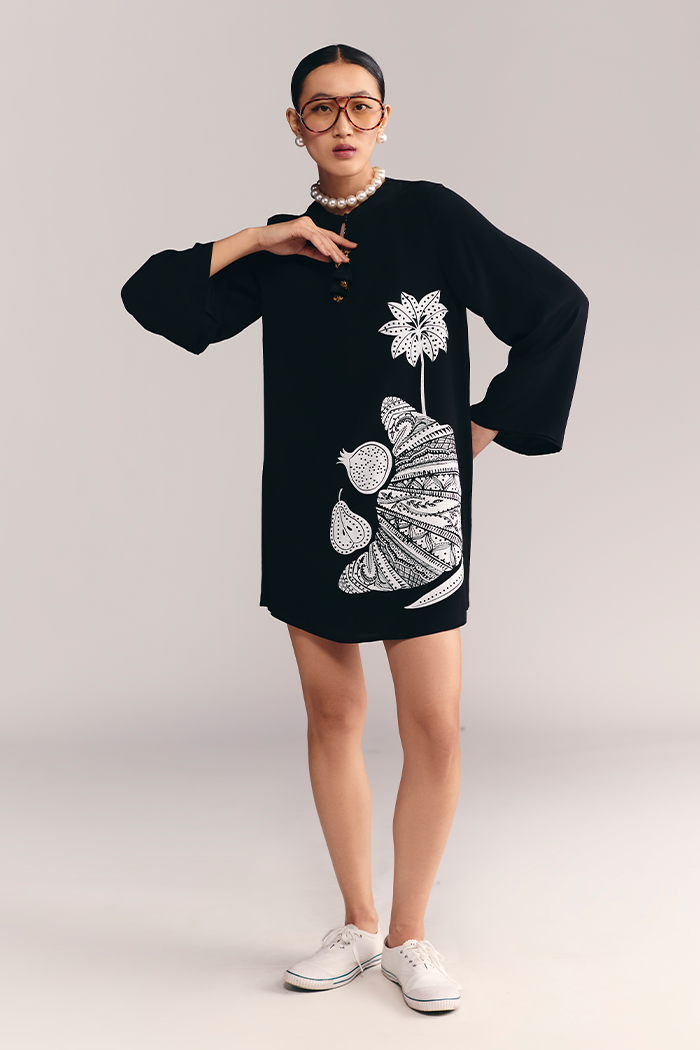 City Croissant Mini Dress