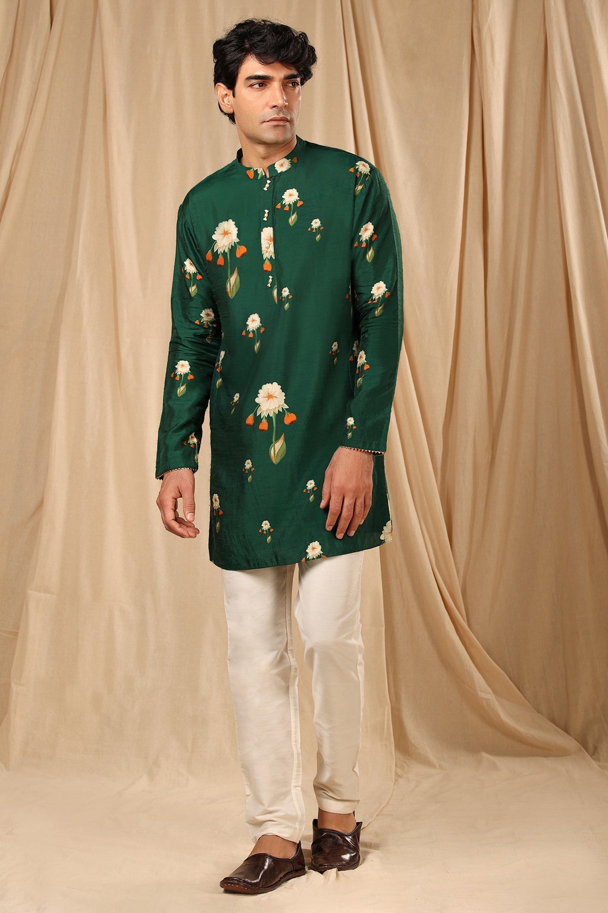 Bottle Green Buttercup Kurta Set