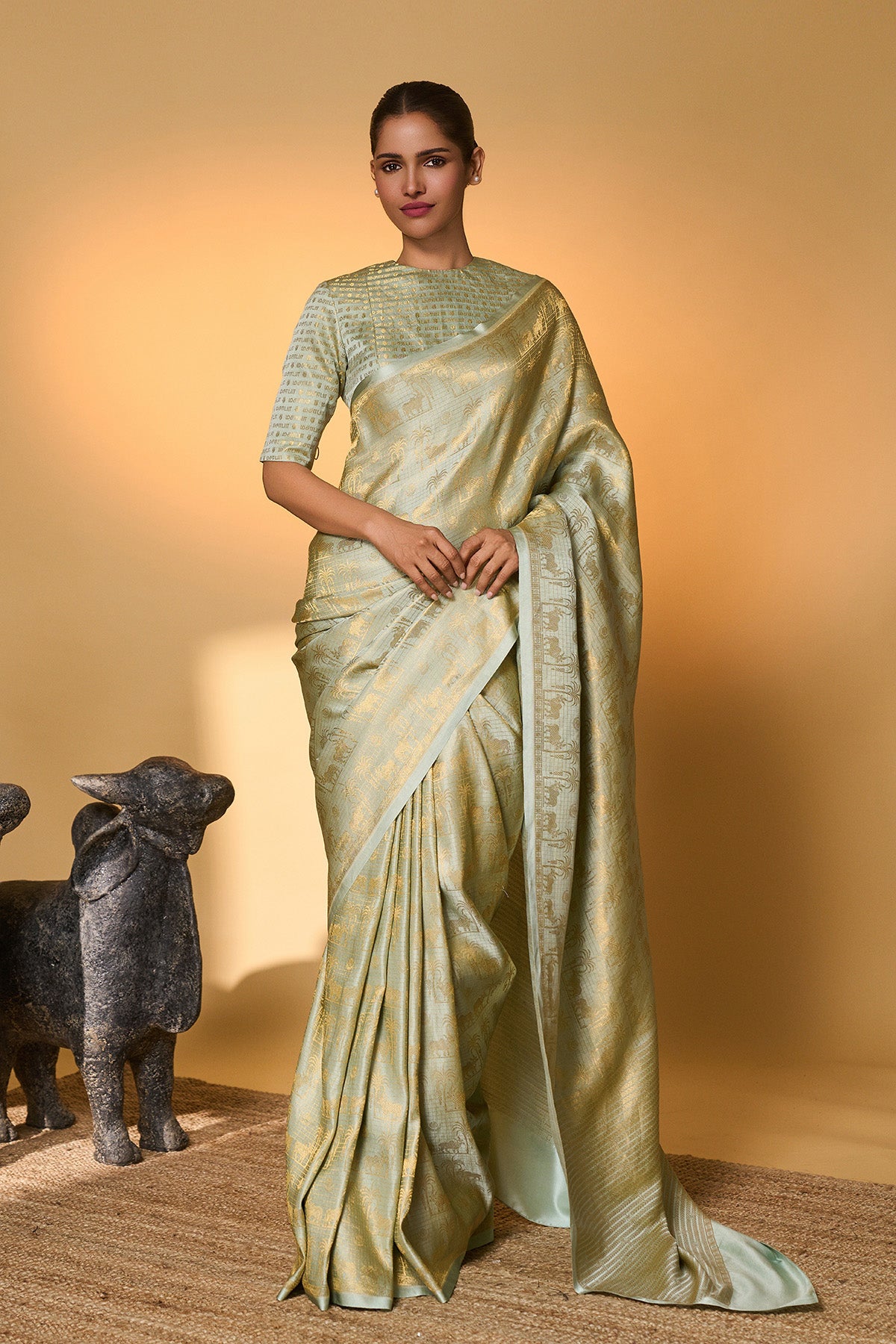 Kashni Chaand Chaukor Saree