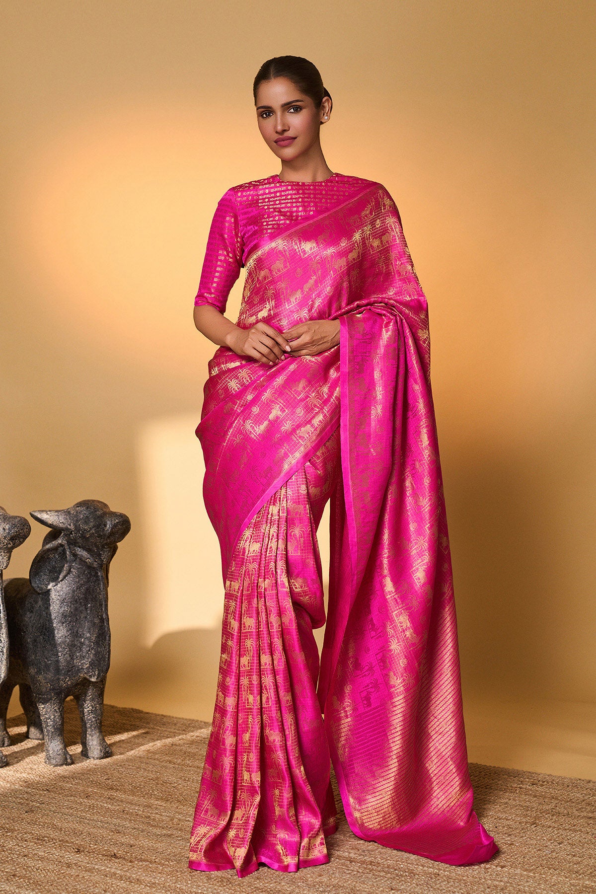 Rani Chaand Chaukor Saree