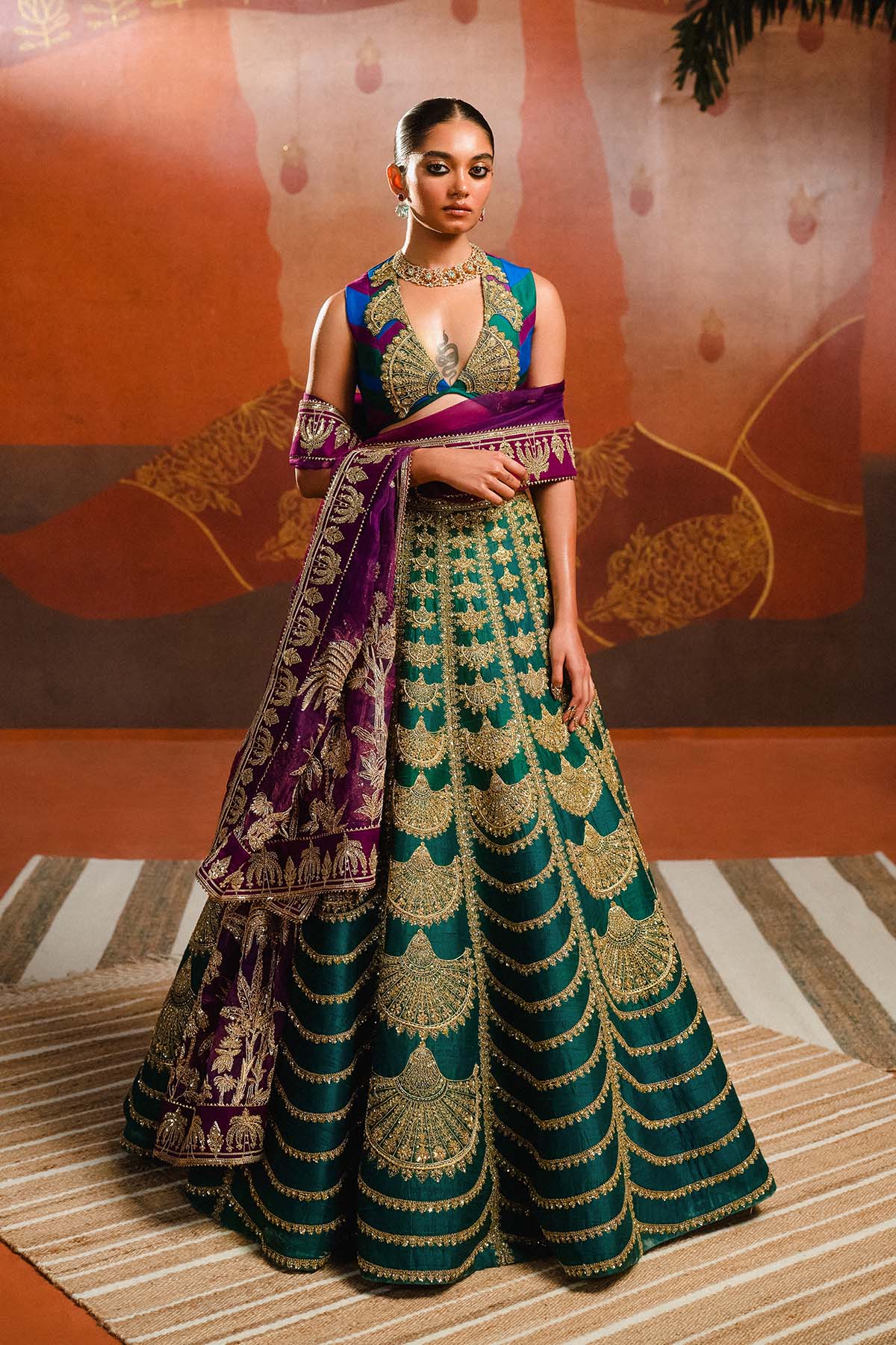 Khus Khus Lehenga