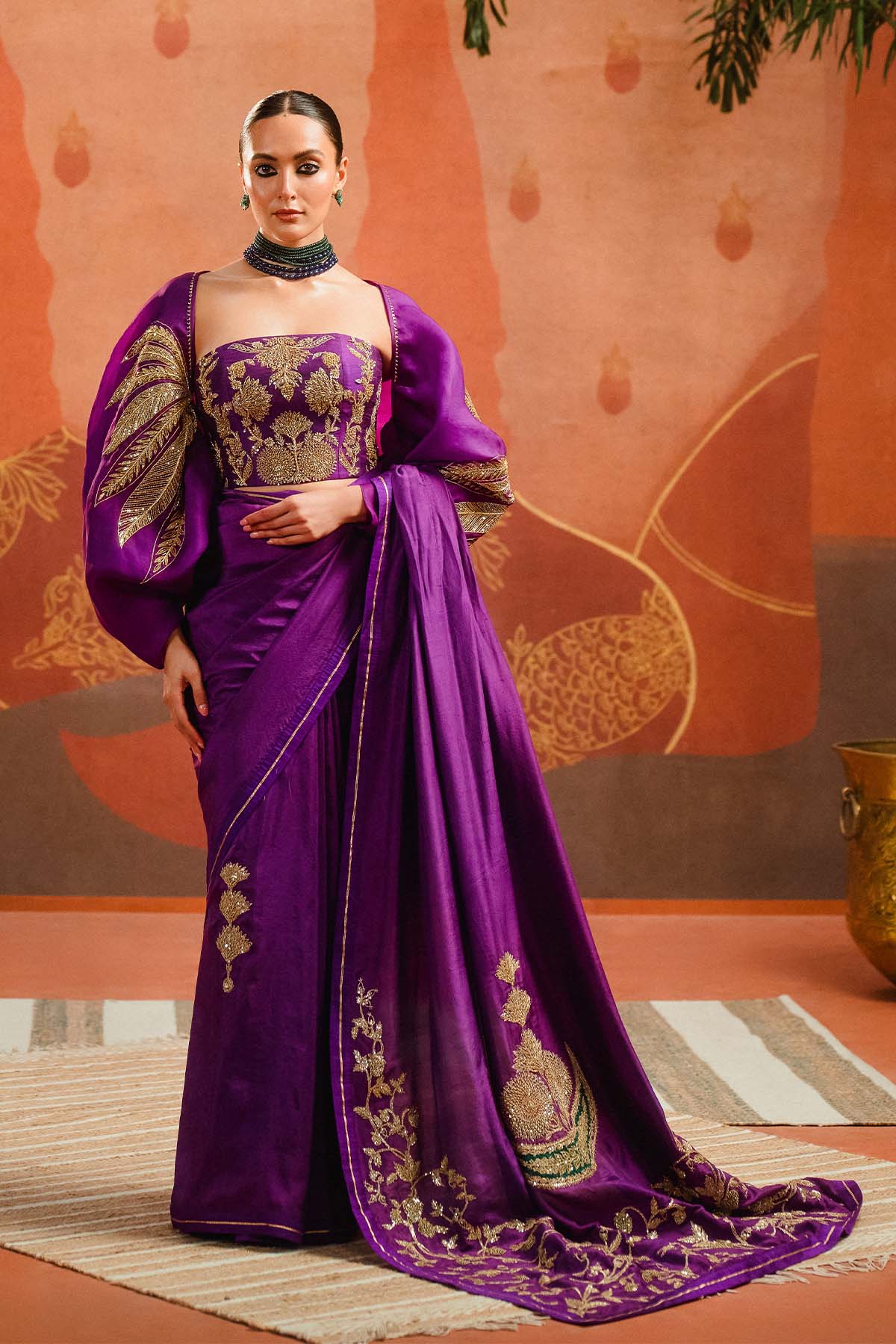 The Jamun Fizz Saree